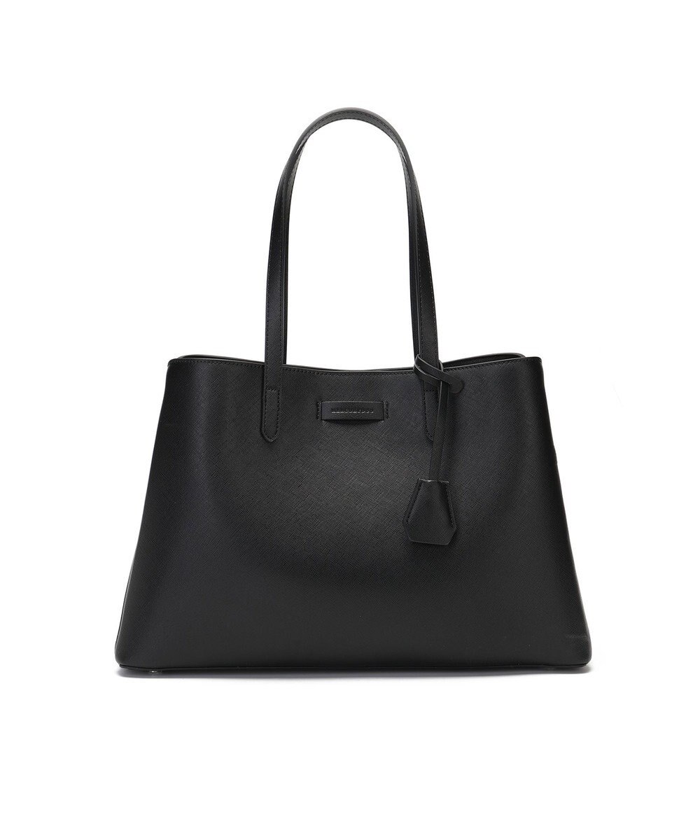 style code 【MERCURYDUO/マーキュリーデュオ】通勤、通学、リクルート両アオリポケットA4トートバッグ　キーチャーム付 