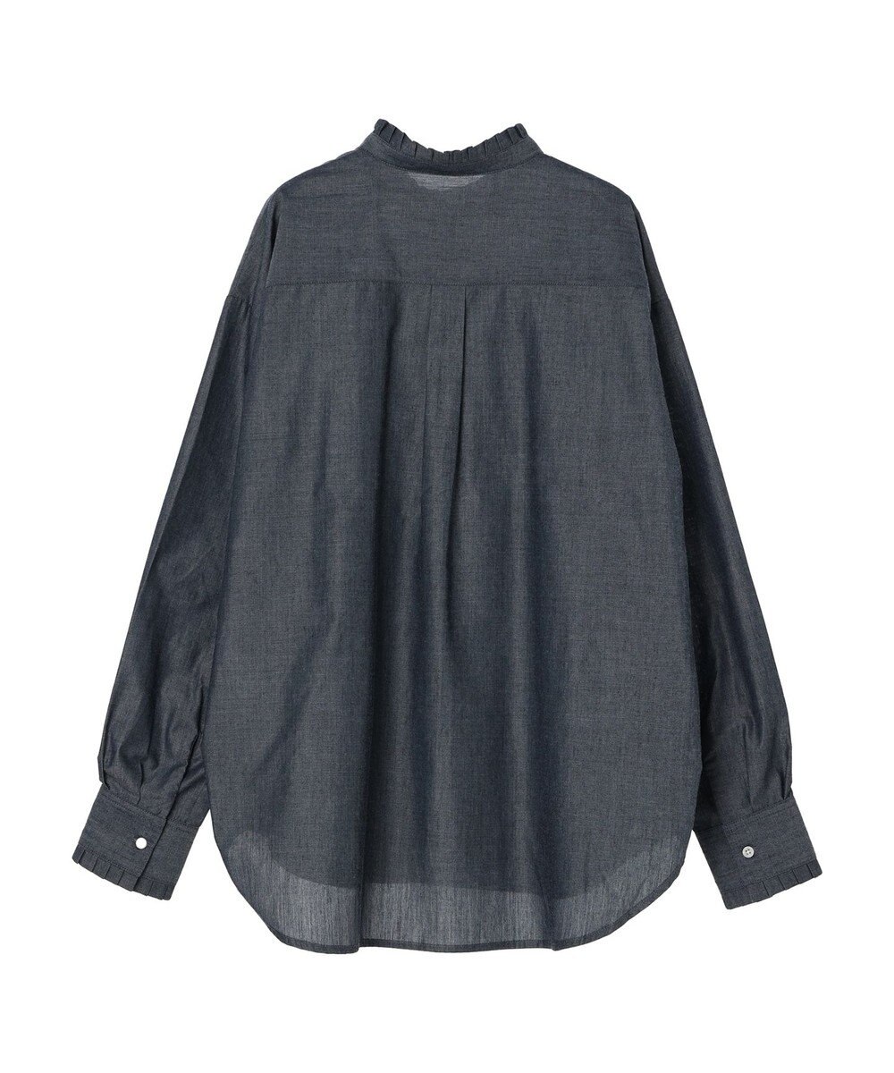 earth music&ecology スタンドフリルシャツ 