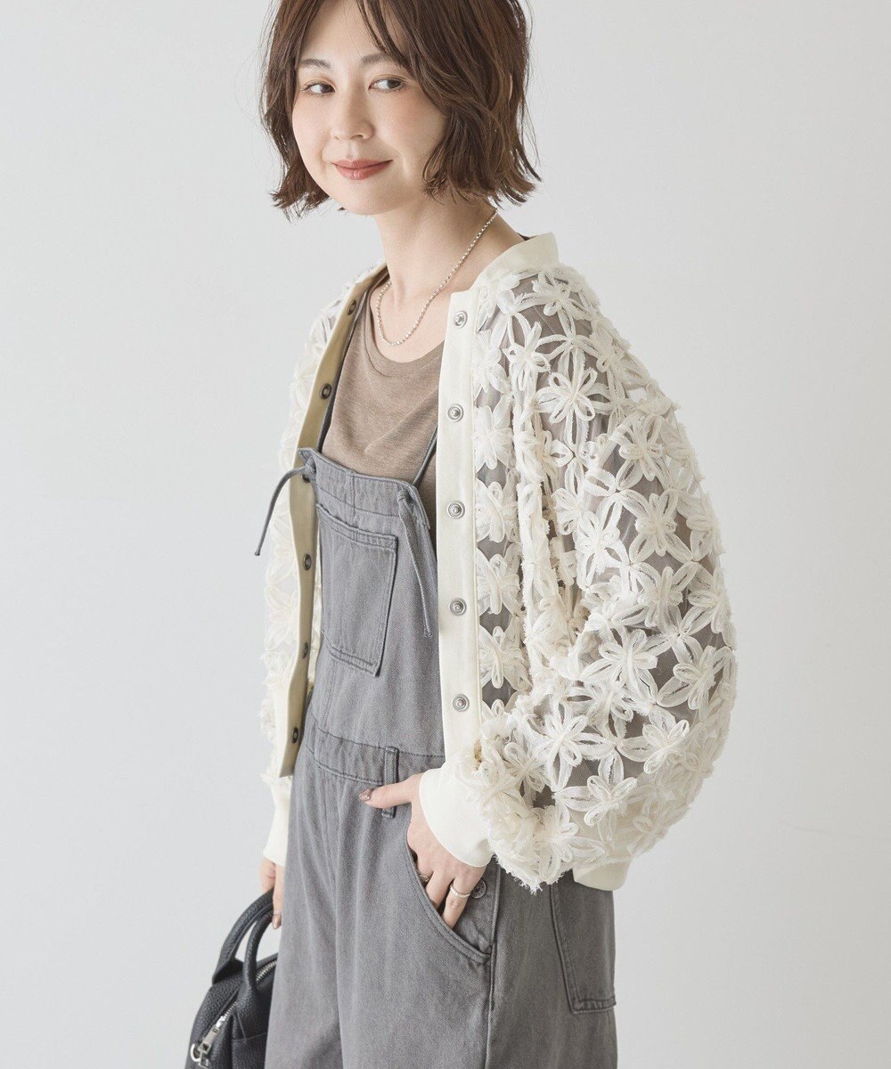 AMERICAN HOLIC アートレースカーディガン 