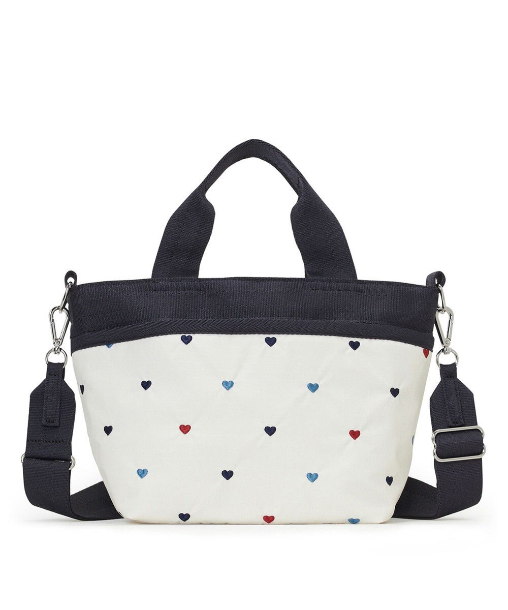 LeSportsac SMALL BUCKET TOTE/トリコロールハートエンブロイダリー 