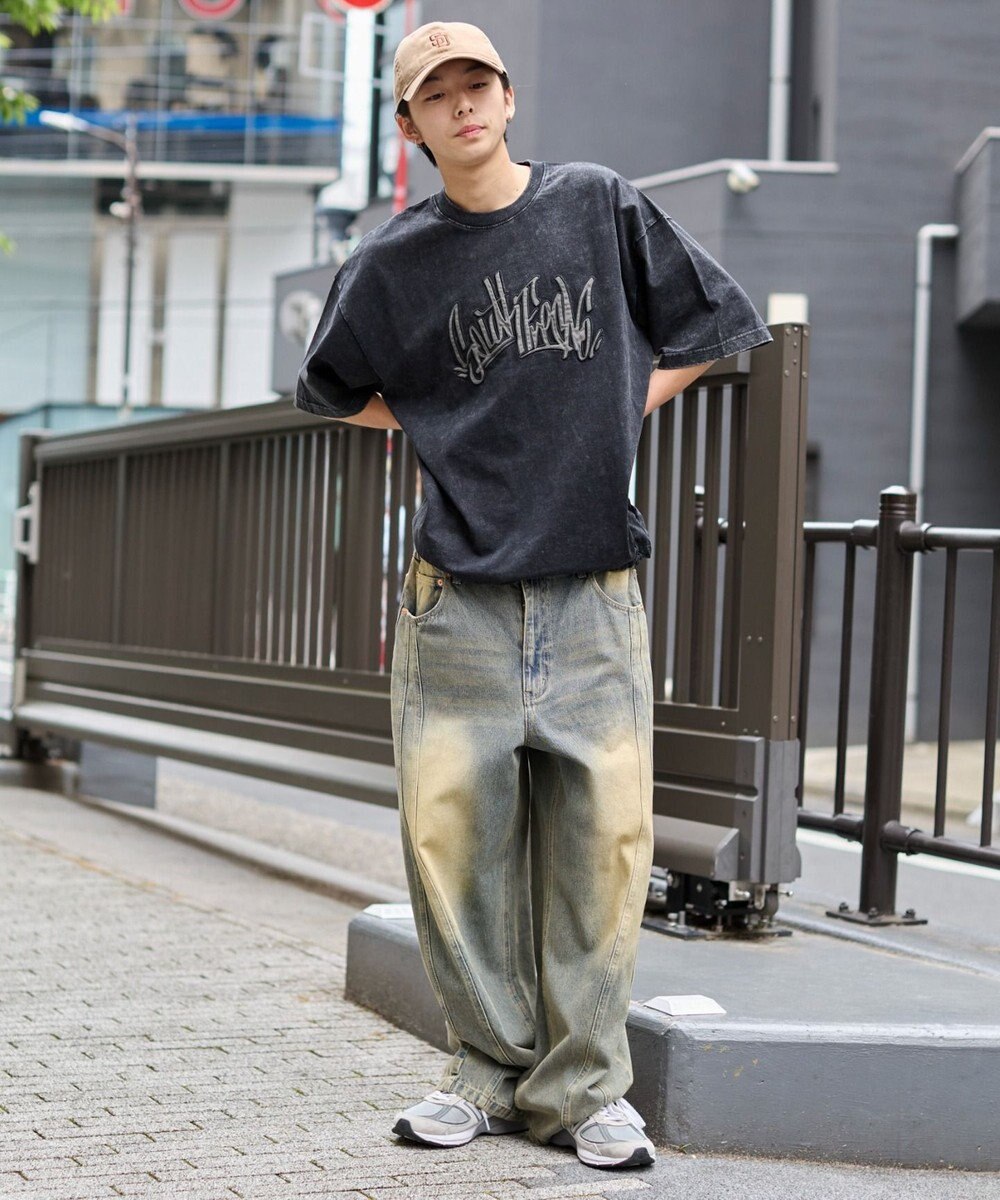 WEGO 【ユニセックス着用ITEM】ワッペンロゴドロストBIG　T（SS） 