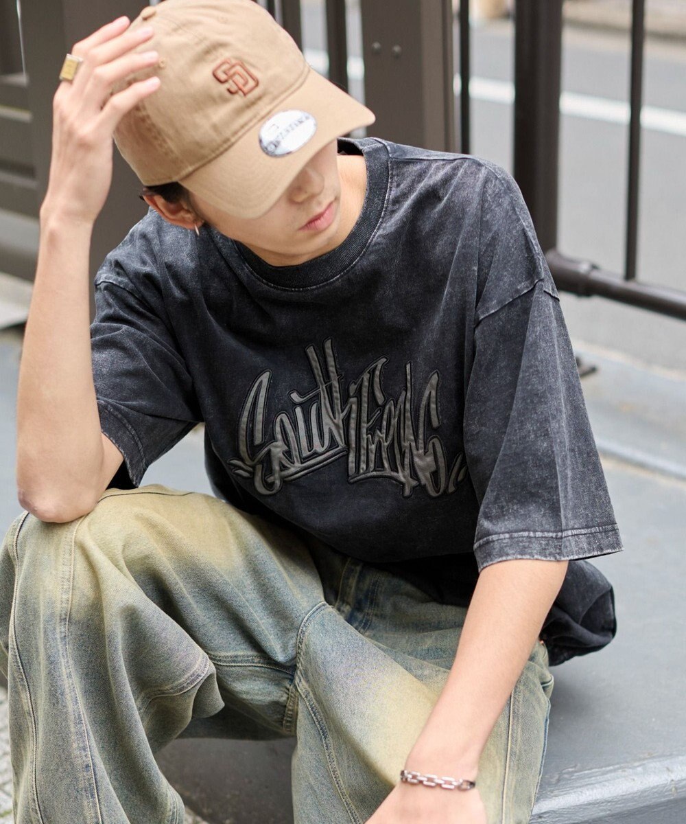 WEGO 【ユニセックス着用ITEM】ワッペンロゴドロストBIG　T（SS） 