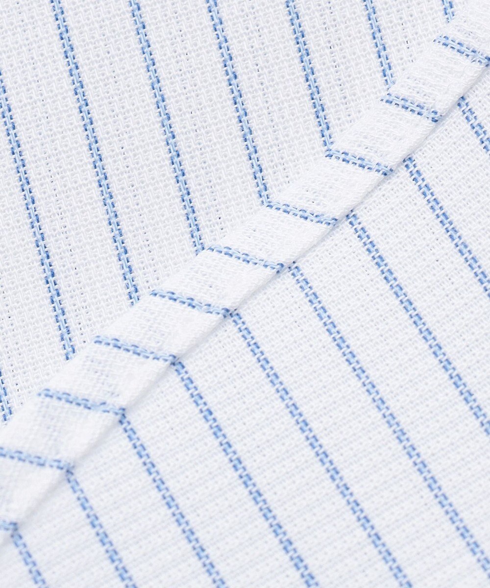 GOTAIRIKU 春夏向け【形態安定】SUMMERPREMIUMPLEATS_スナップダウン 半袖ドレスシャツ 