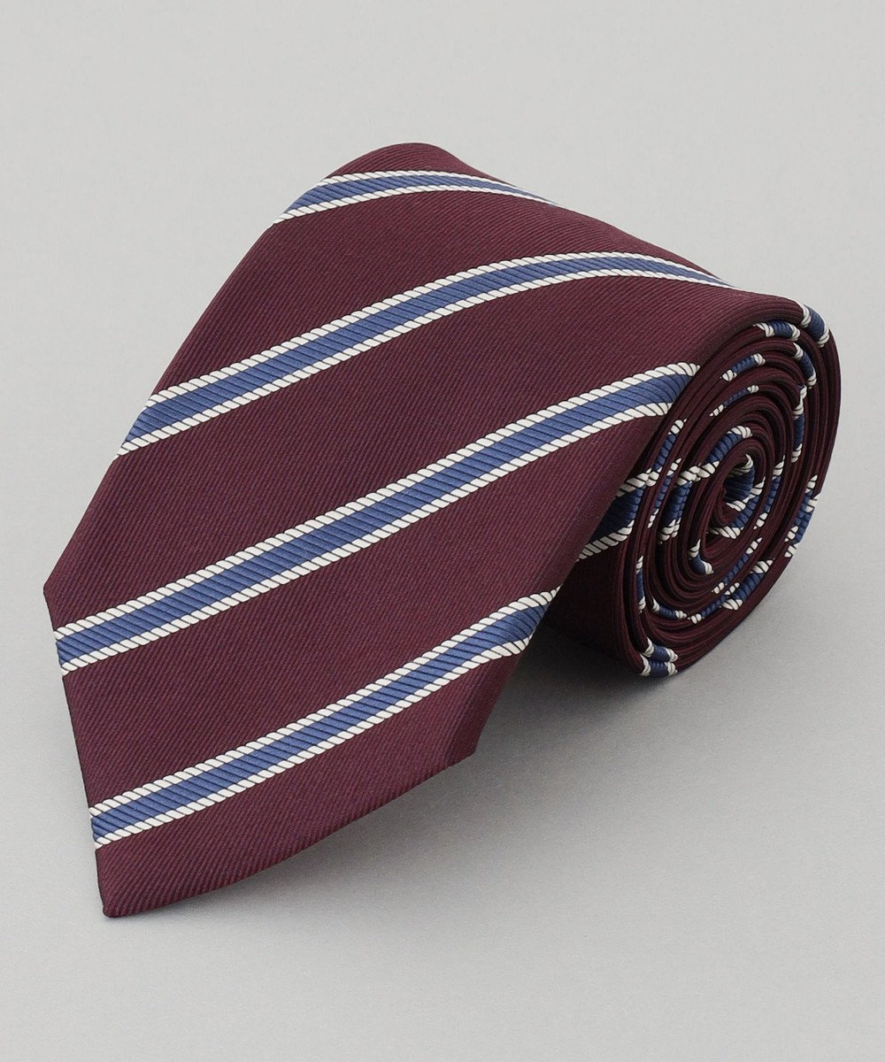 GOTAIRIKU 【日本製】シルク ネクタイ_レジメンタル 