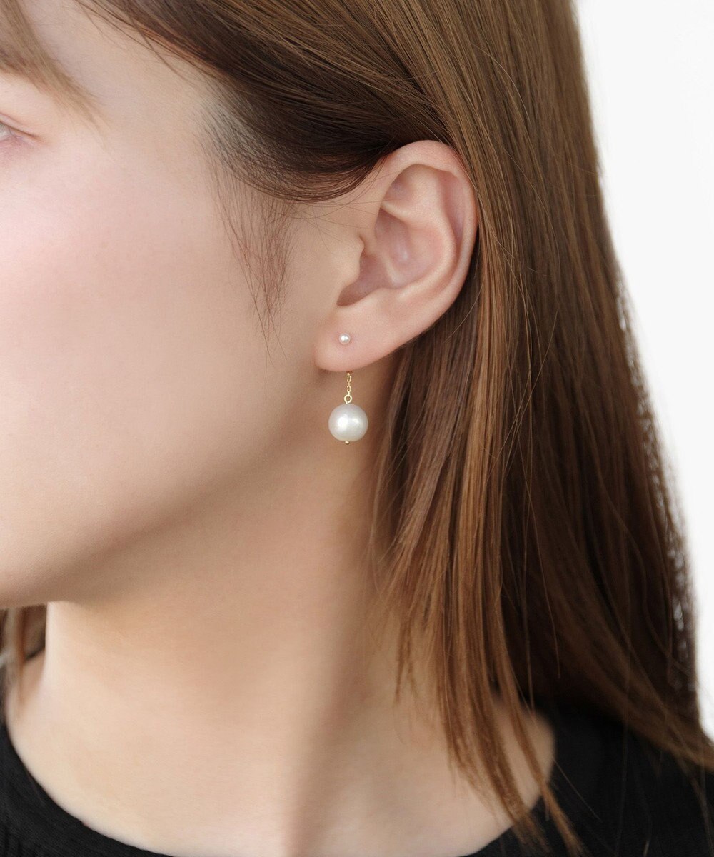 TOCCA 【WEB限定】RHYTHM OF PEARL PIERCED EARRINGS K10 淡水パールピアス 