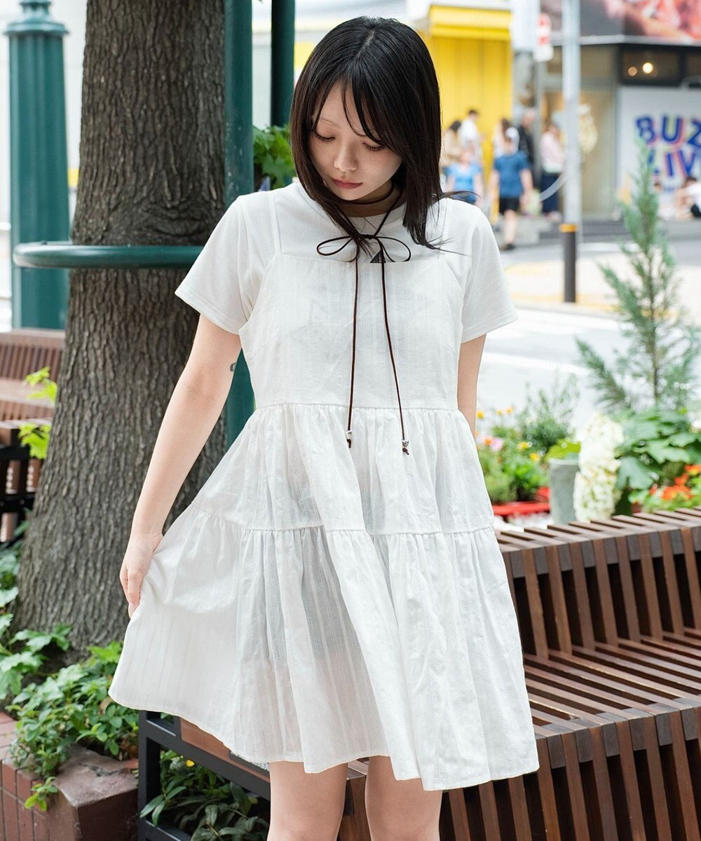 WEGO ティアードキャミワンピース 