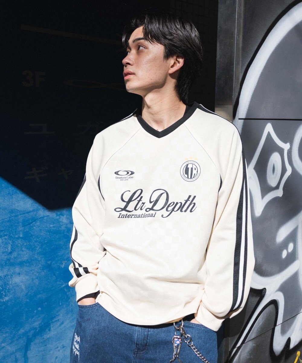 WEGO 【ユニセックス着用ITEM/MLサイズ展開】ラインスリーブゲームT（LS） 