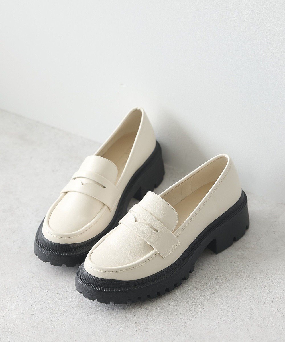 earth music&ecology ＯＲｉｅｎｔａｌ　ＴＲａｆｆｉｃ　厚底ローファー 