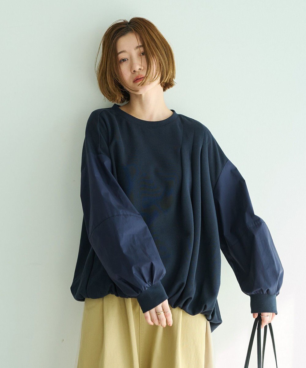 YECCA VECCA アシメバルーンプルオーバー 