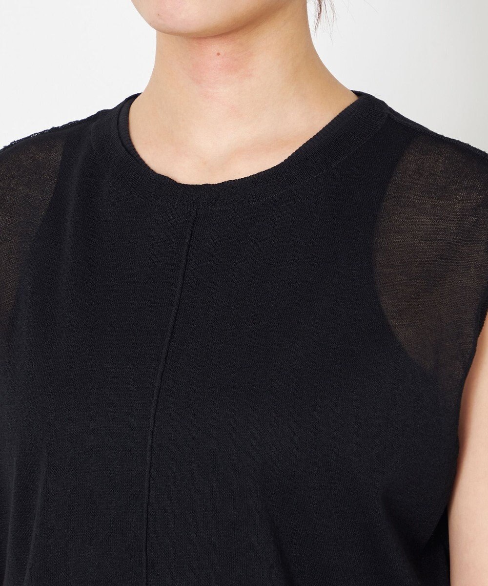 NAVE シアーニット ノースリーブ 