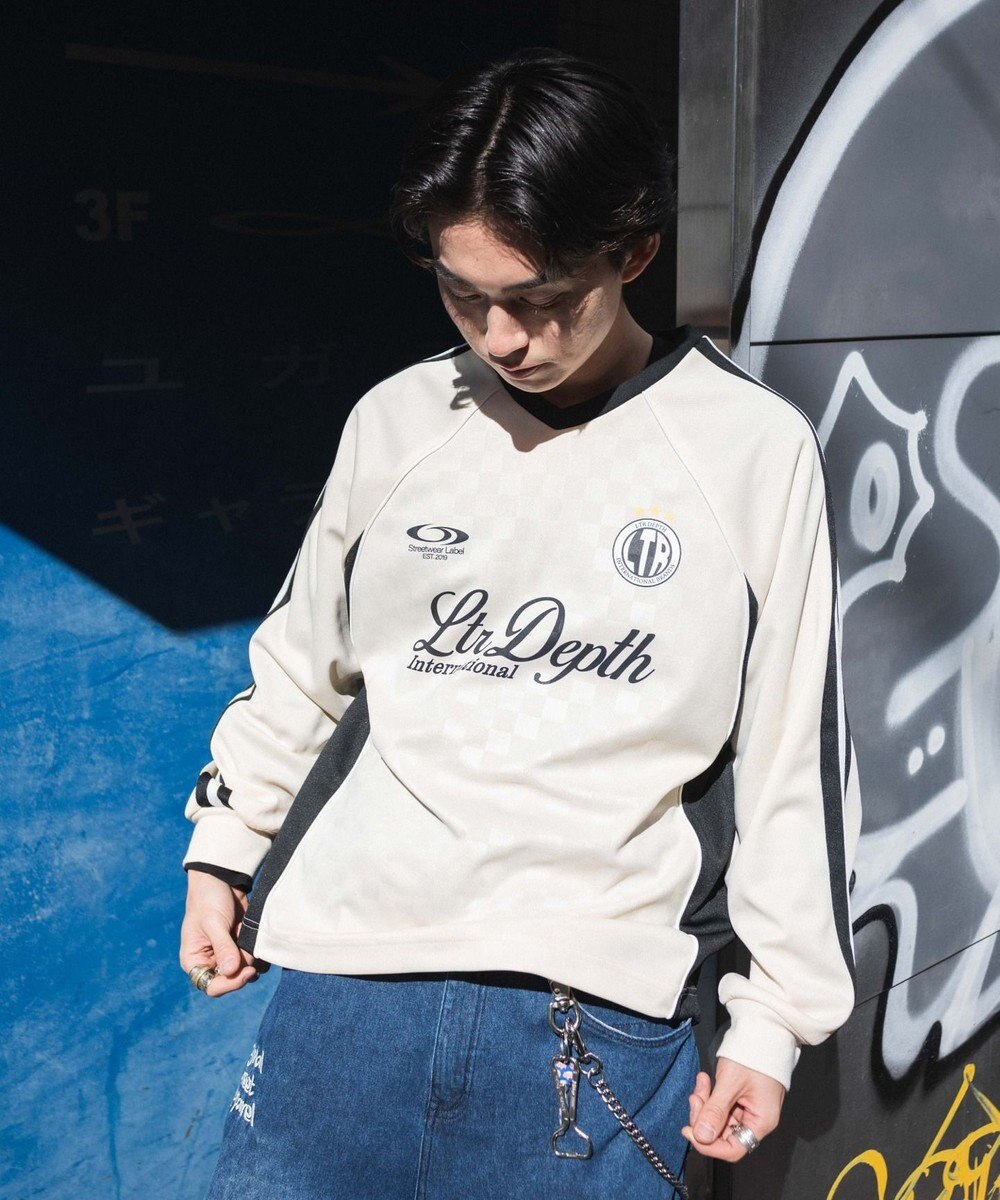 WEGO 【ユニセックス着用ITEM/MLサイズ展開】ラインスリーブゲームT（LS） 