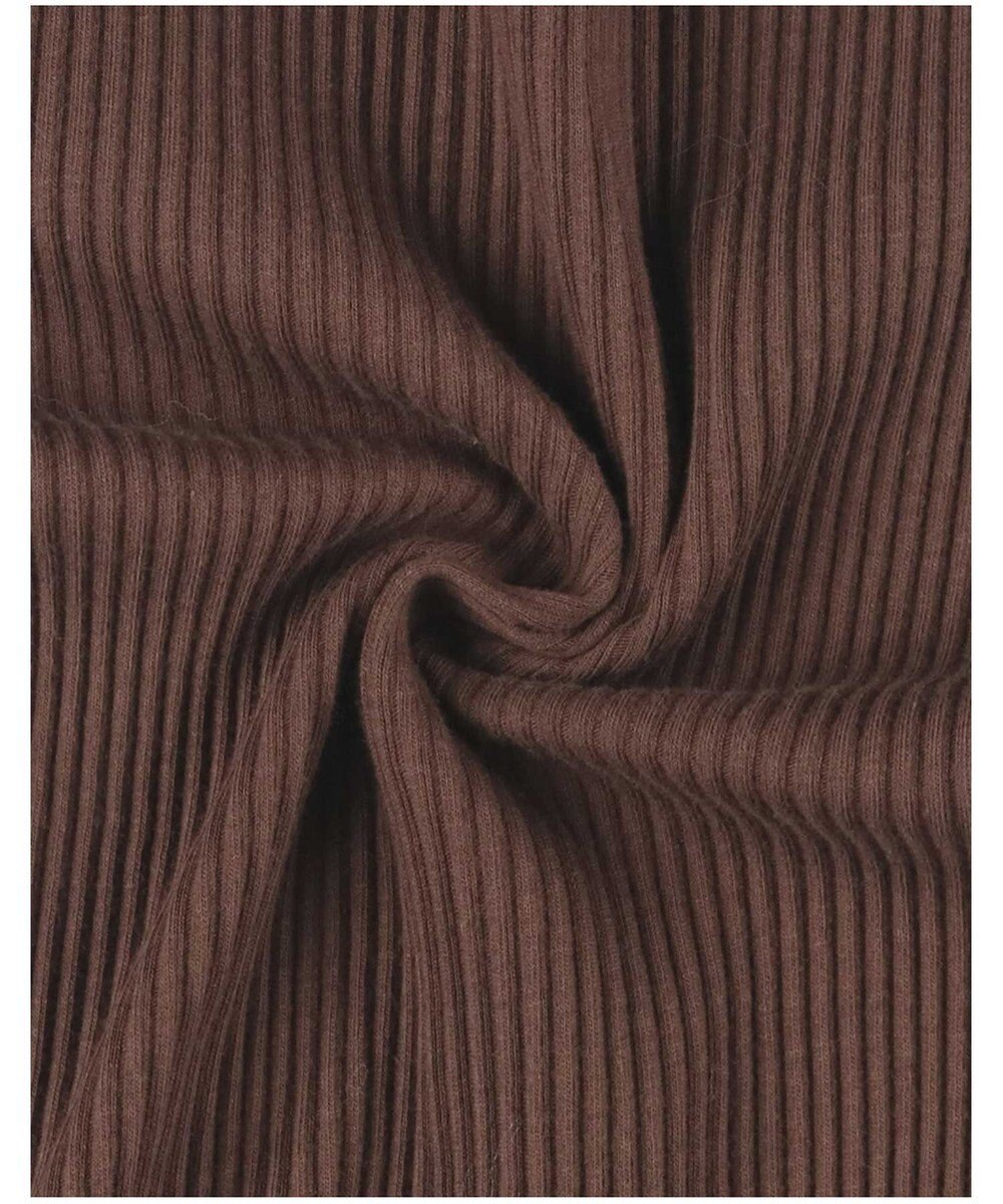 une nana cool 綿100% リブ編みコットン タンクトップ 