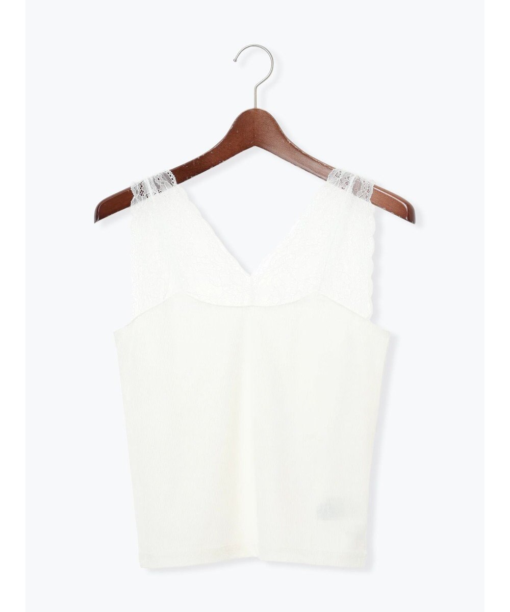 Te chichi 前後2WAYレースネックタンクトップ 