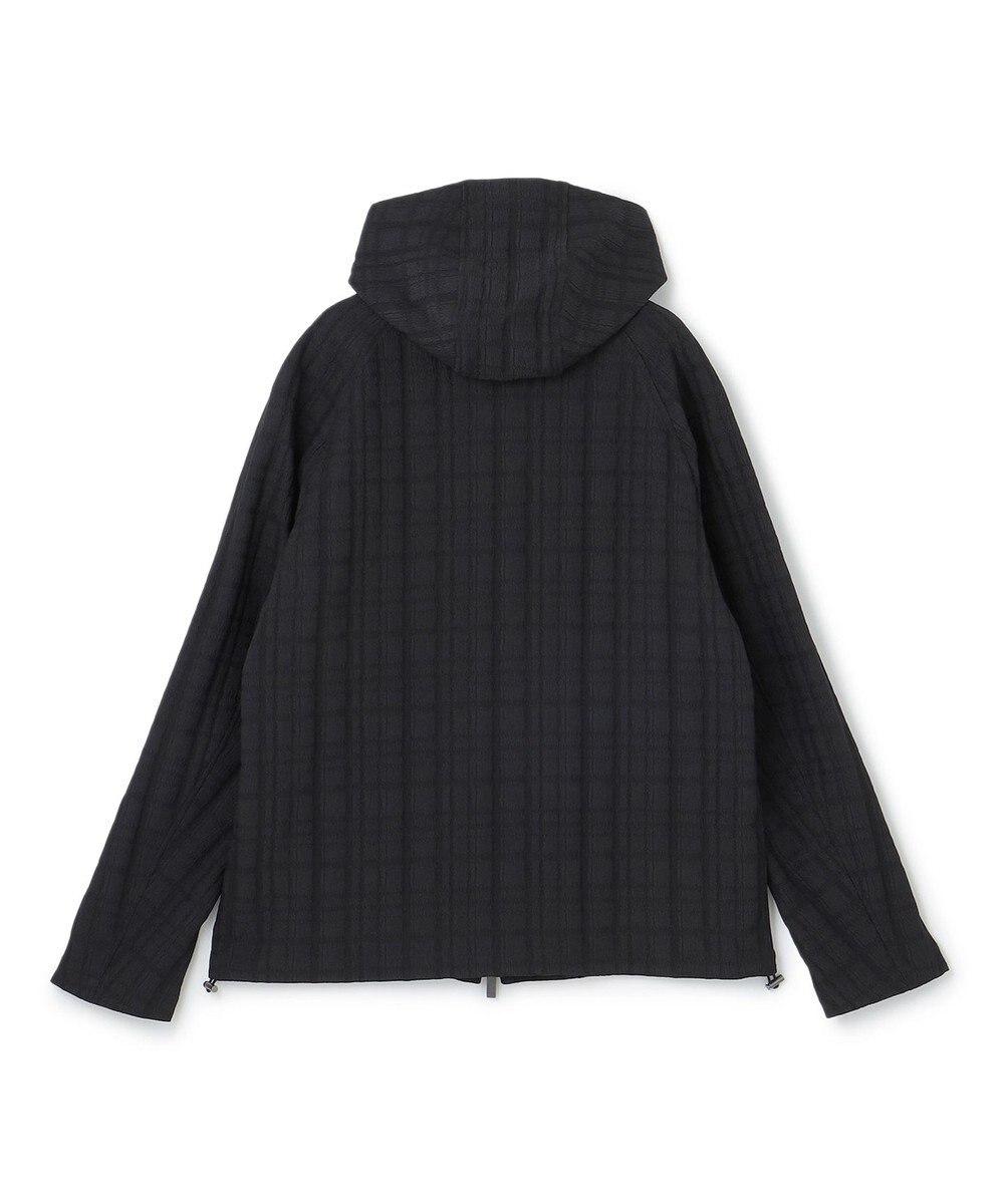 JOSEPH HOMME グレンチェックジャガードストレッチ  フ―ディーブルゾン 