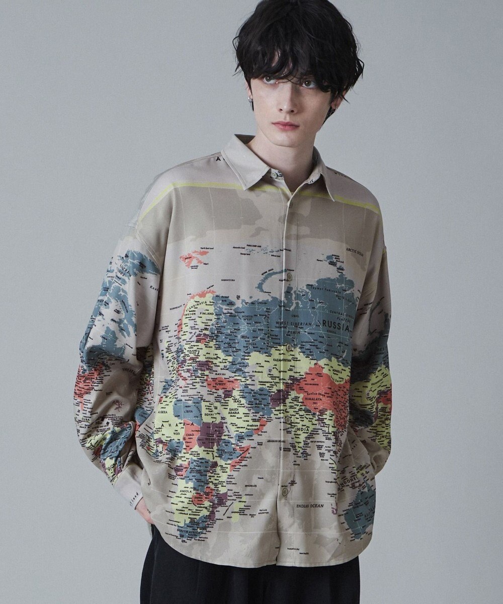 WEGO アムンゼンパターンBIGシャツ 