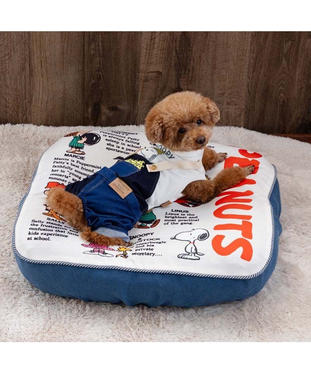 PET PARADISE スヌーピー デニム オーバーオール風 ロンパース 小型犬 