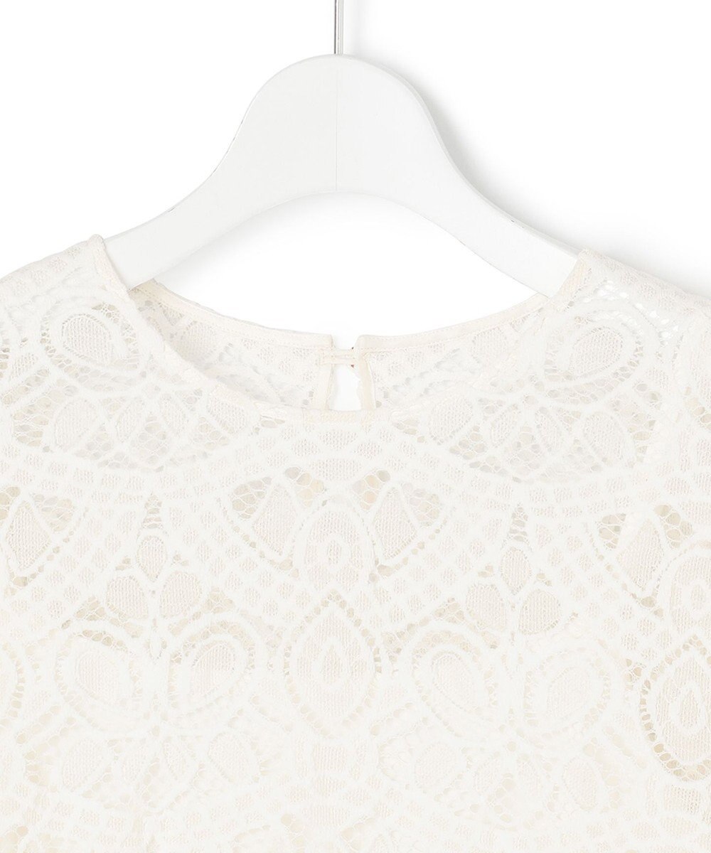 23区 【洗える】レース ブラウス 