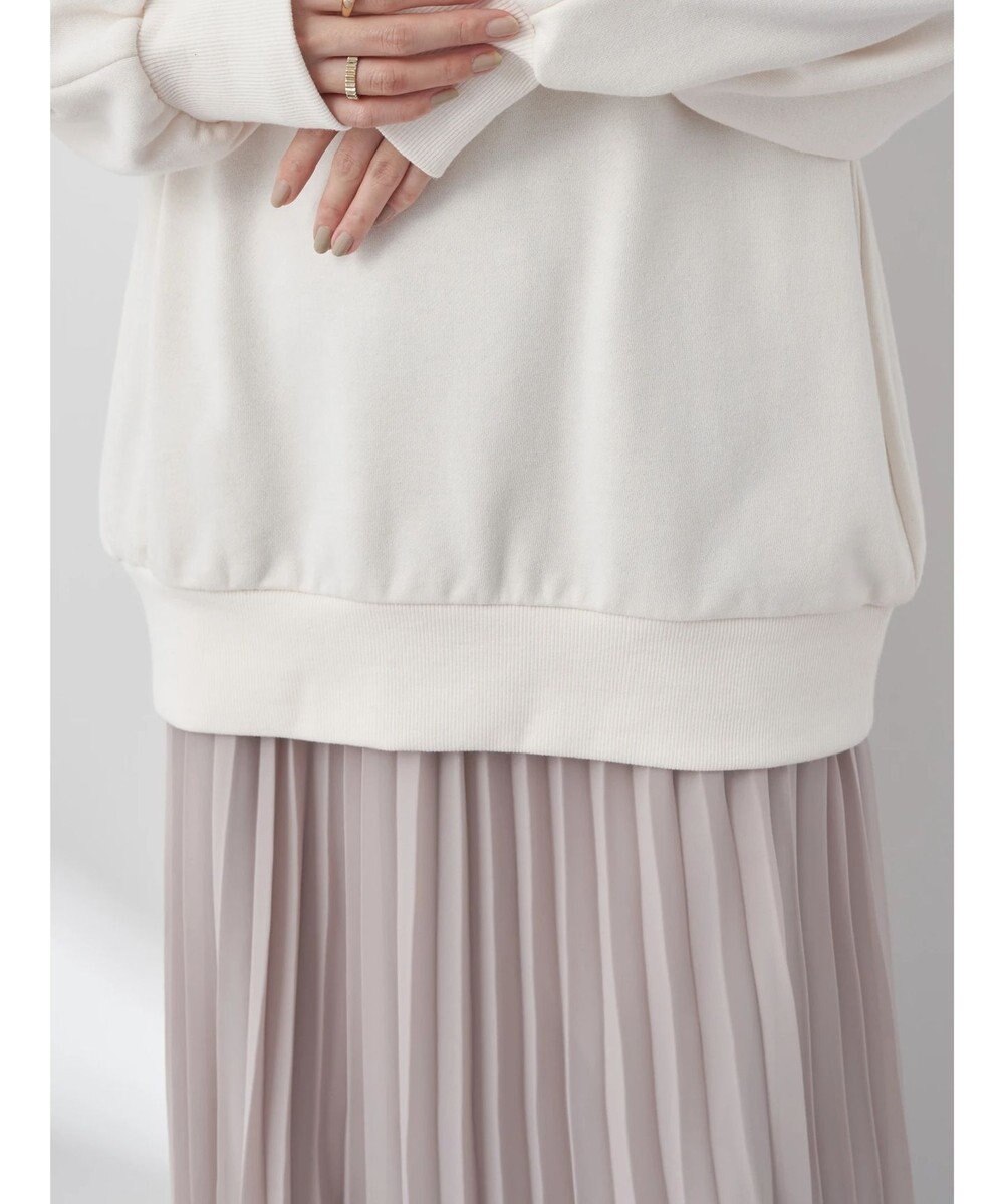 earth music&ecology 袖スリットスウェット 