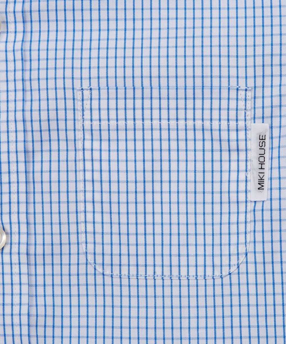 MIKI HOUSE HOT BISCUITS 【ミキハウス】【110-130cm】 ブロード素材の長袖シャツ 