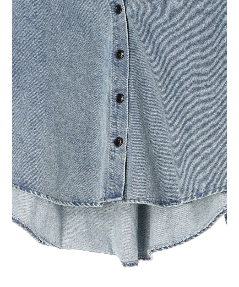 CRAFT STANDARD BOUTIQUE デニムギャザーヨークブラウス 