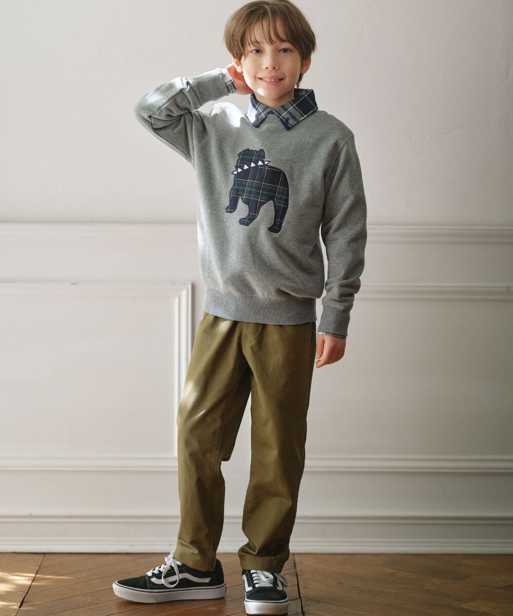 J.PRESS KIDS 【100-130cm】バックブル トレーナー 