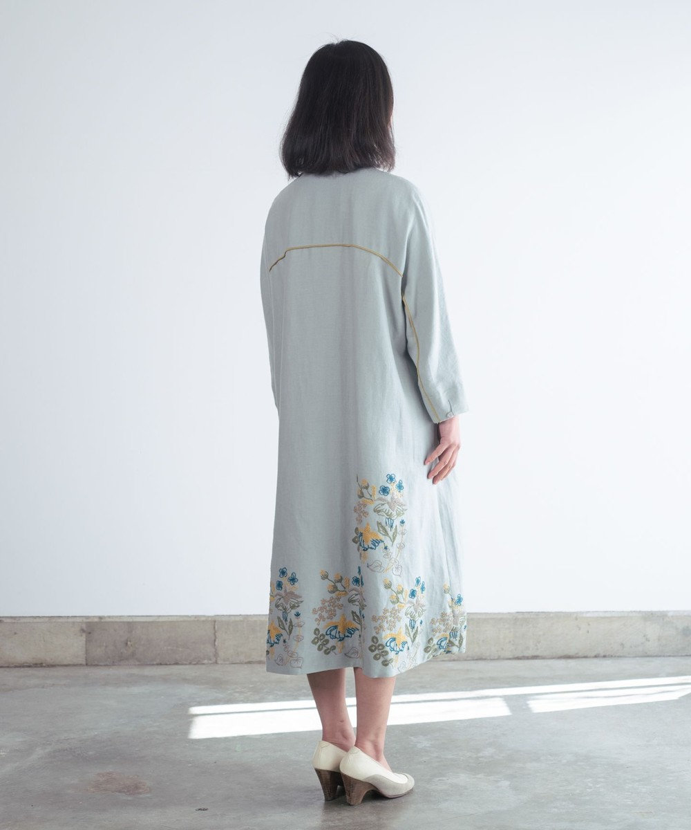 フクシアの花刺繍のワンピースドレス Muuc ファッション通販 公式通販 オンワード クローゼット フクシアの花刺繍のワンピースドレス Muuc ファッション通販 公式通販 オンワード クローゼット