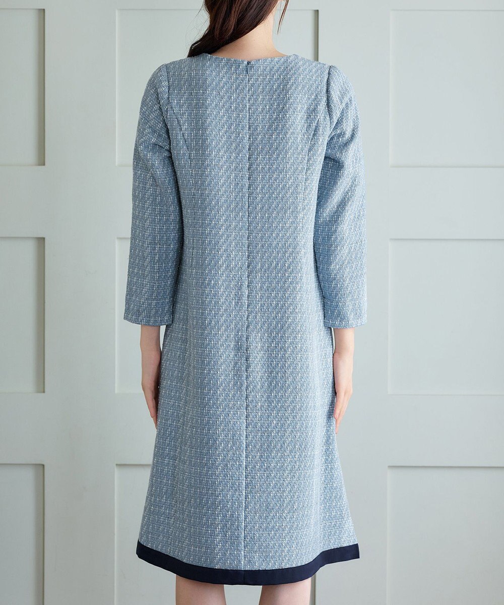 Tiaclasse ツイードAラインワンピース 