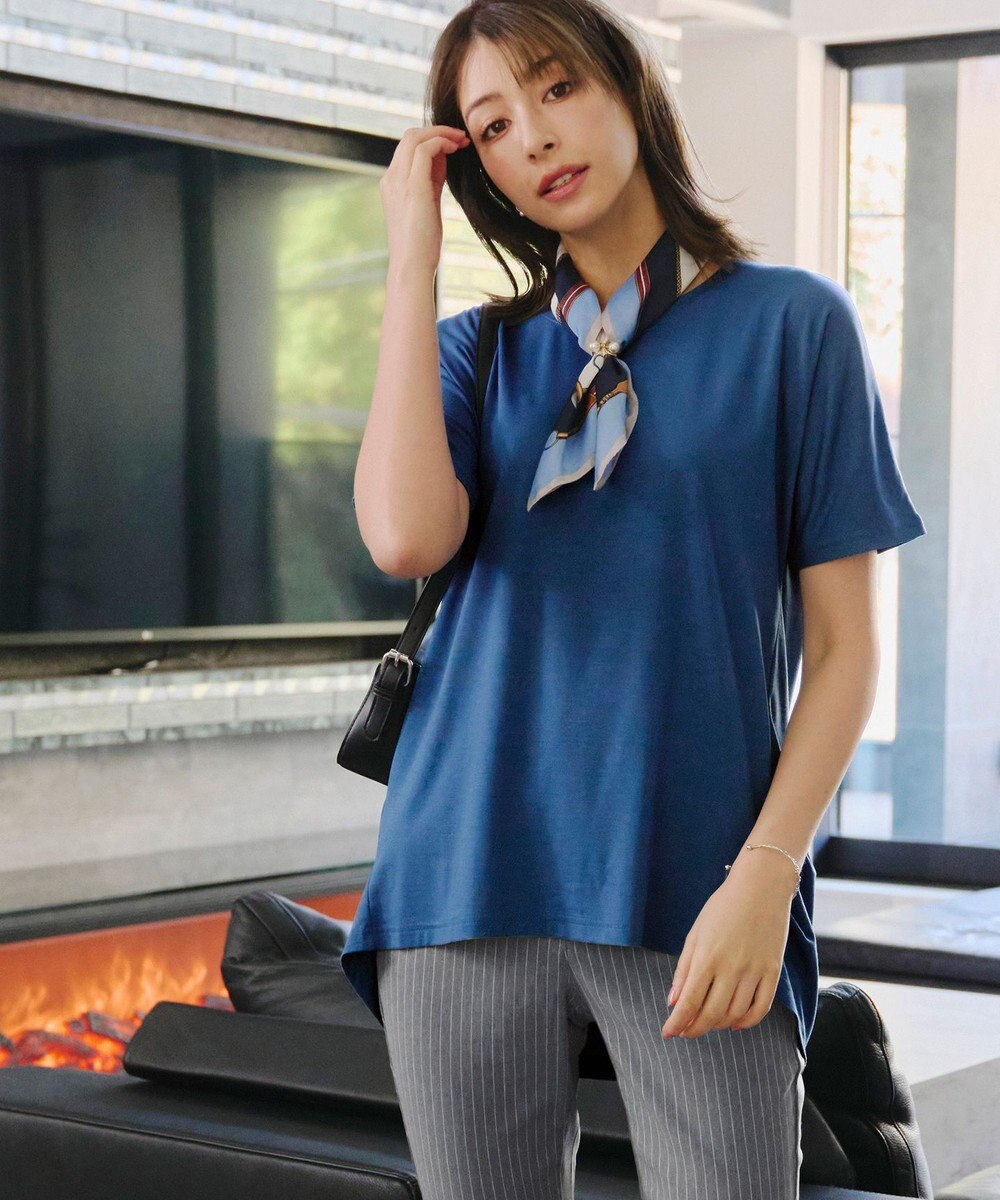 Tiaclasse 【洗える】脇タックポンチプルオーバー 