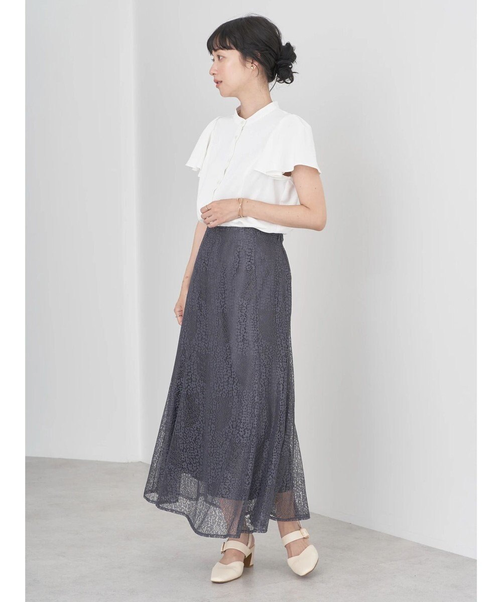 earth music&ecology ラッフルブラウス 