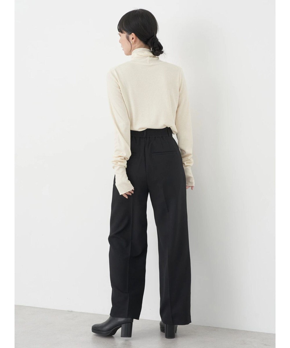 earth music&ecology ＴＲウールブレンドタートルネックプルオーバー 