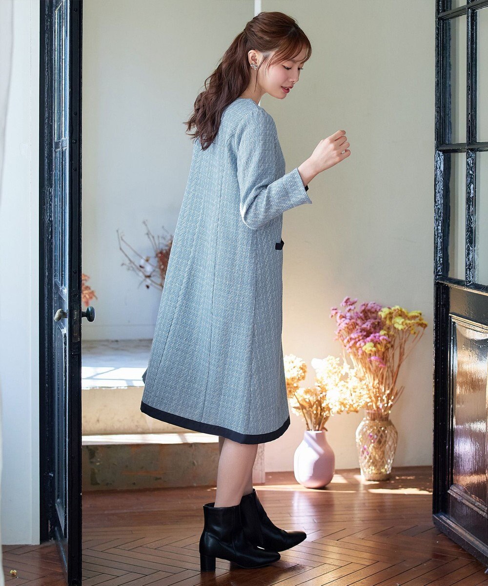 Tiaclasse ツイードAラインワンピース 