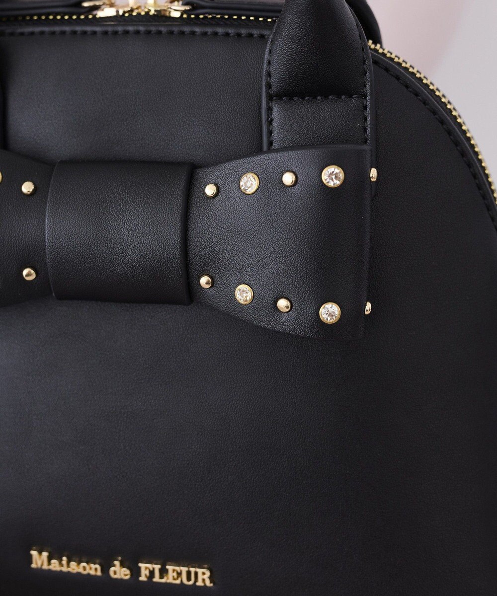 Maison de FLEUR リボンハーフムーン２Ｗａｙバッグ 