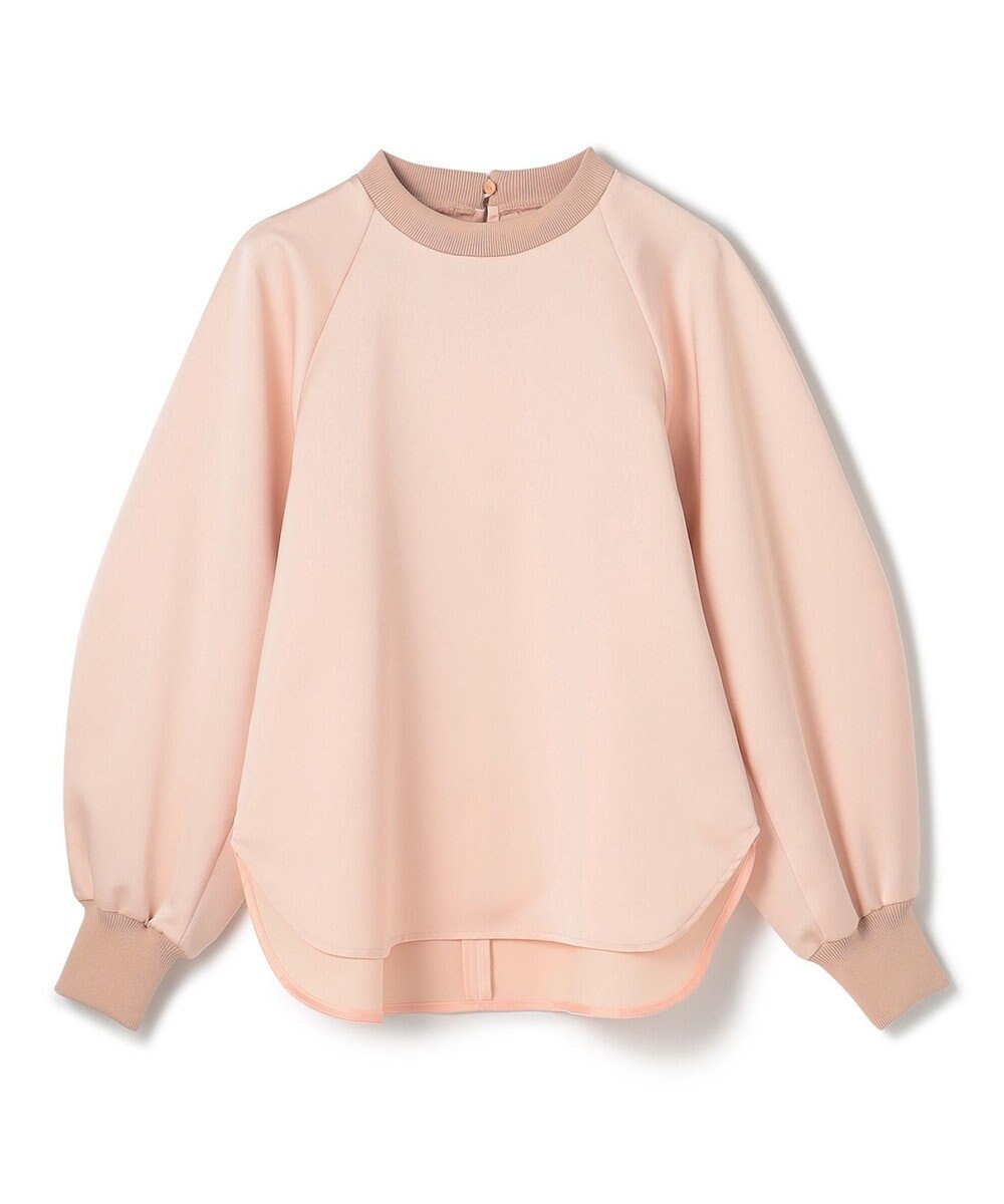 uncrave 【洗濯機洗い可】サテン ブラウス（uncrave WHITE） 