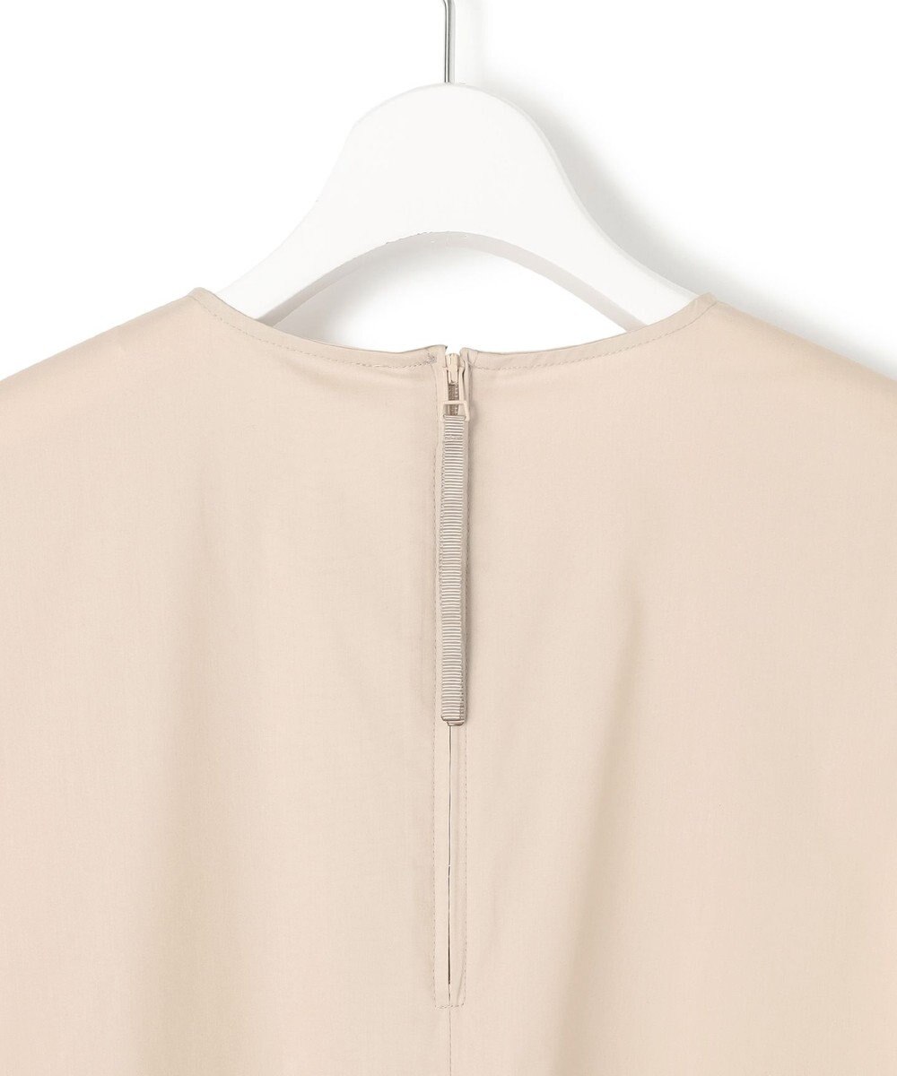 23区 L 【接触冷感/撥水加工/洗える】ストレッチブロード Vネックワンピース 