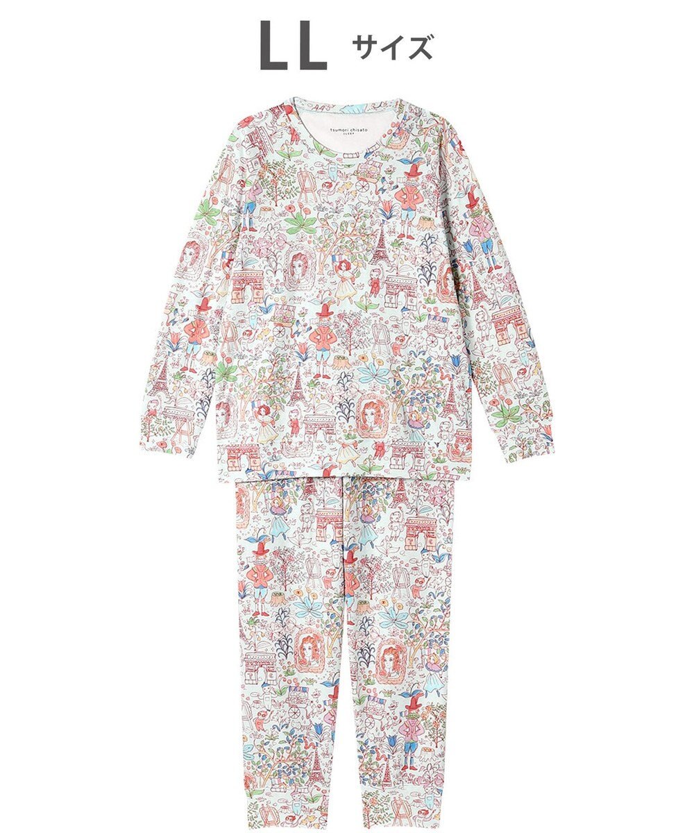tsumori chisato SLEEP ツモリチサト パジャマ 長袖 長ズボン 綿混(本体) レディース UDX582 /ワコール 