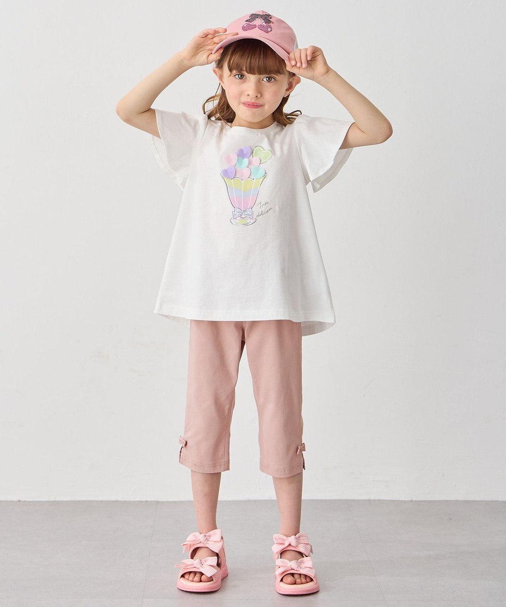 ANY KIDS 【温度で色が変わる】接触冷感 しろくま ミラクルプリント Tシャツ 