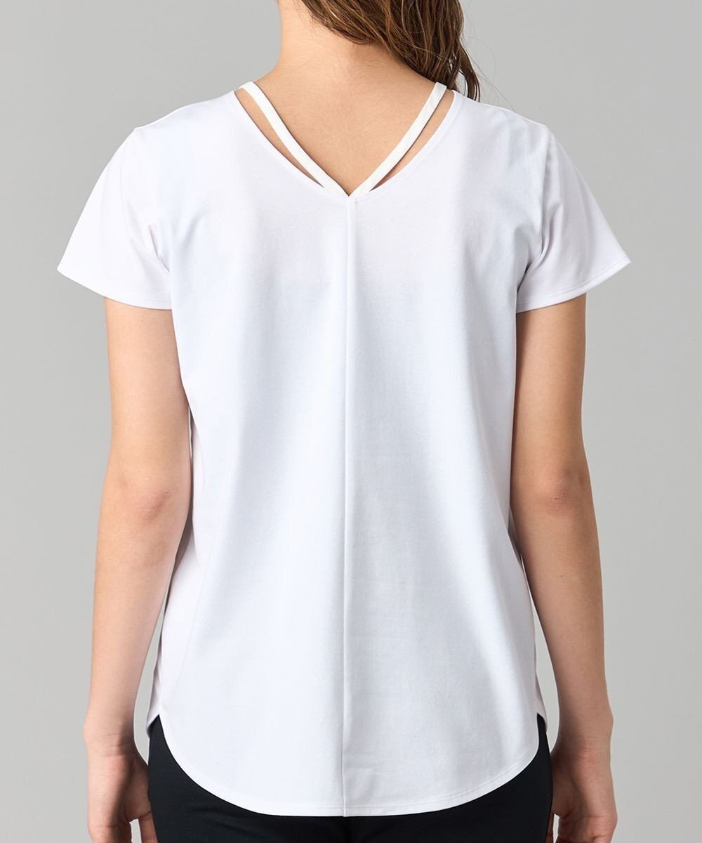 Chacott Handsome Cotton バッグディティールTシャツ 