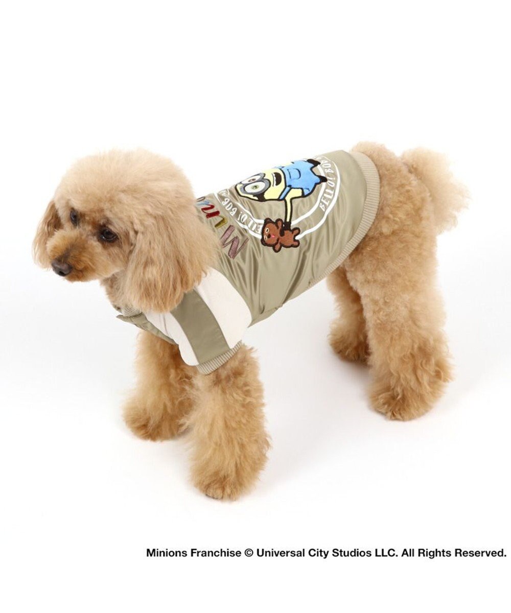 犬 服 秋服 ミニオン ボブ スカジャン 小型犬 ペットウエア ペットウェア ドッグウエア ドッグウェア ベビー 超小型犬 小型犬暖かい Pet Paradise ファッション通販 公式通販 オンワード クローゼット