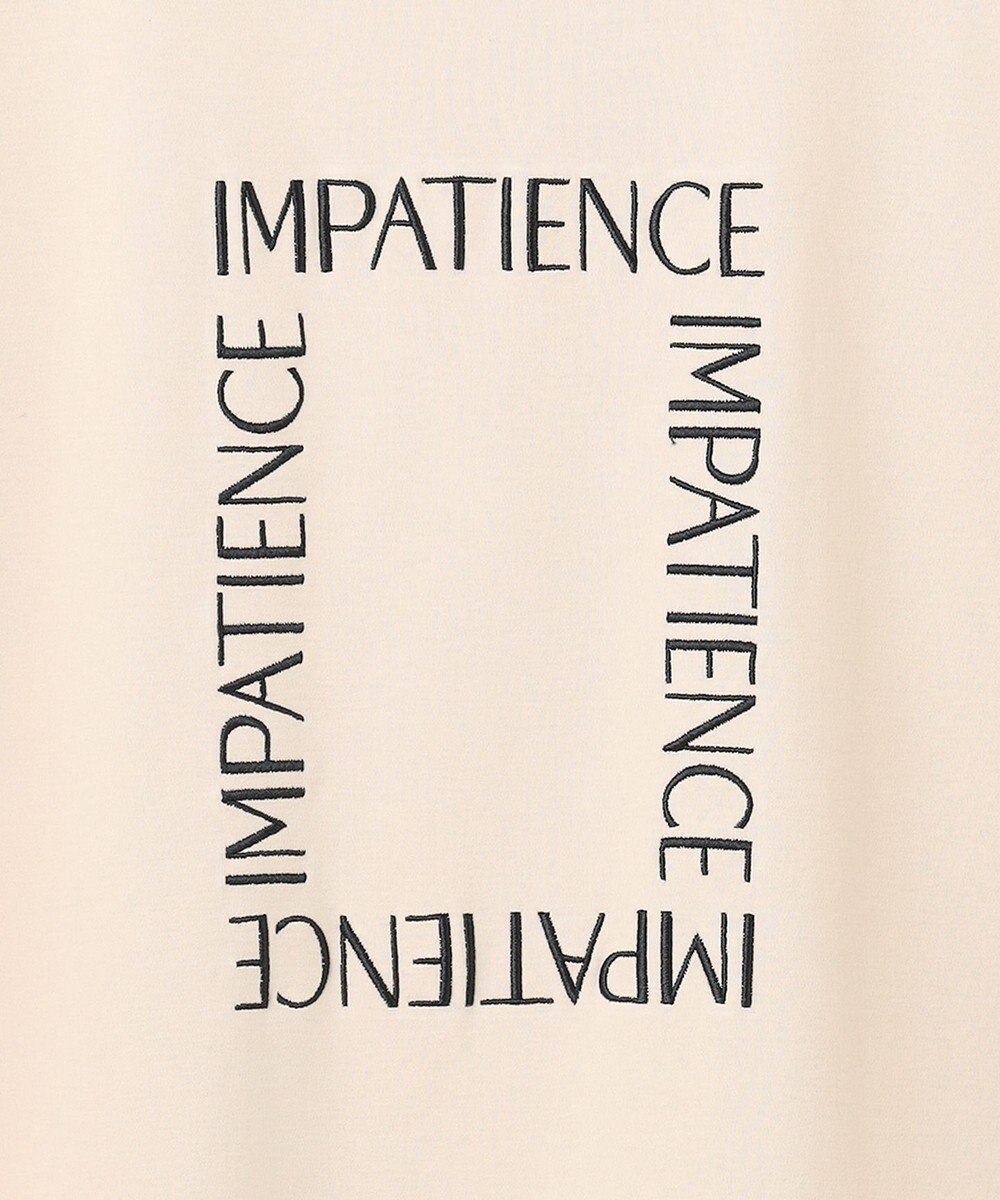 UNFILO BEAUTY FORM ロゴ刺繍フレンチスリーブTシャツ 