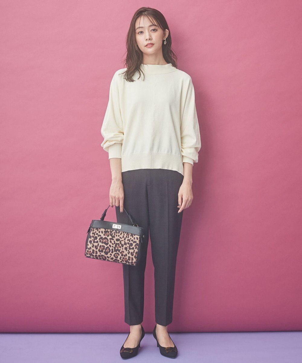 ANY SIS 【蓄熱効果】サーモトロン 2WAYストレッチ テーパードパンツ（チェック柄） 