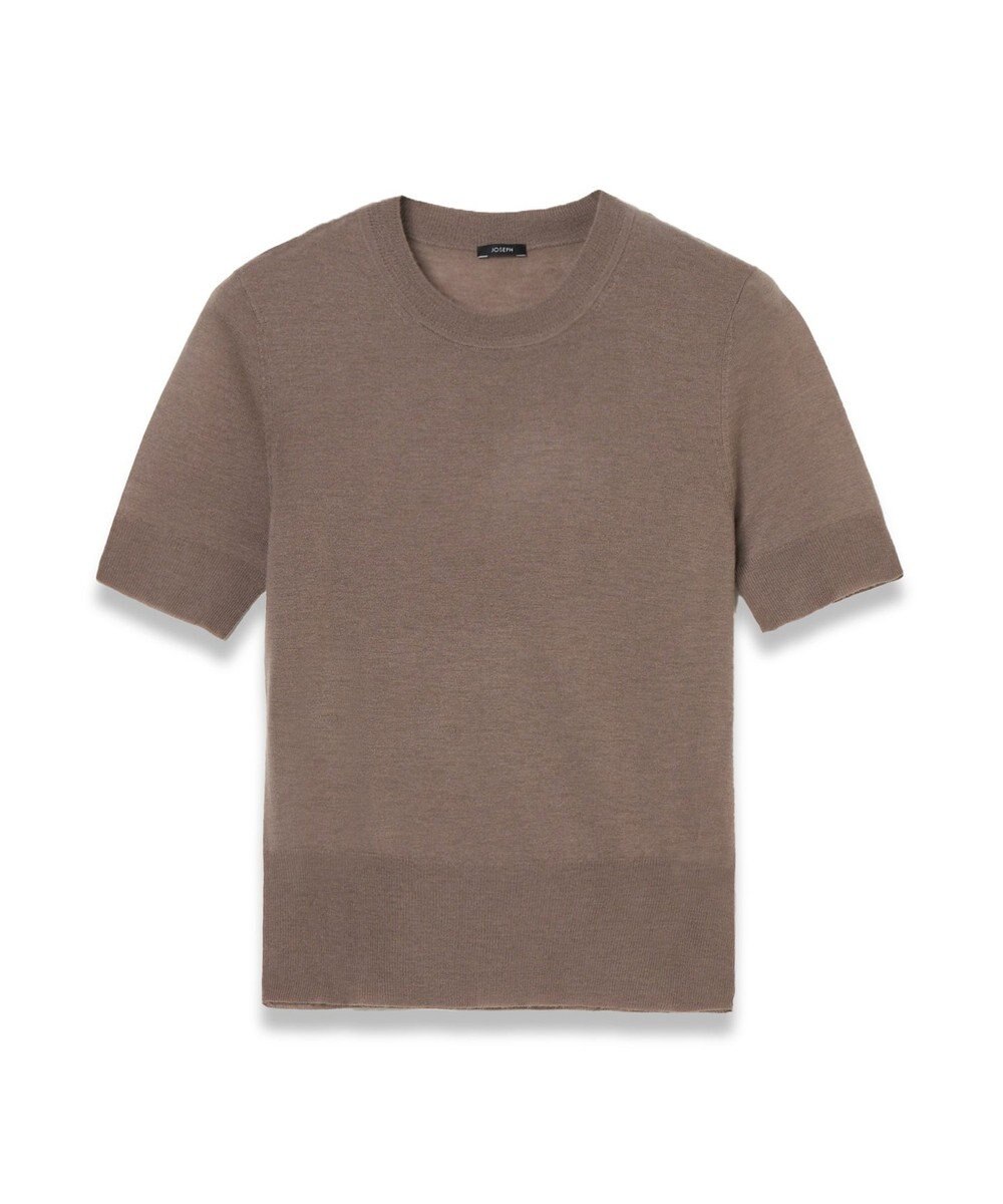 JOSEPH 【洗える】キャッシュエアー　ショートスリーブニット 