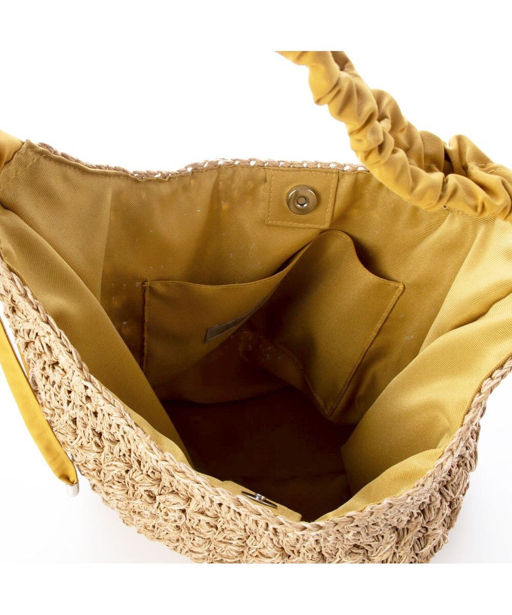 UNBILLION カシュカシュ cachecache / ドロストギャザーハンドル柄編2wayトート 