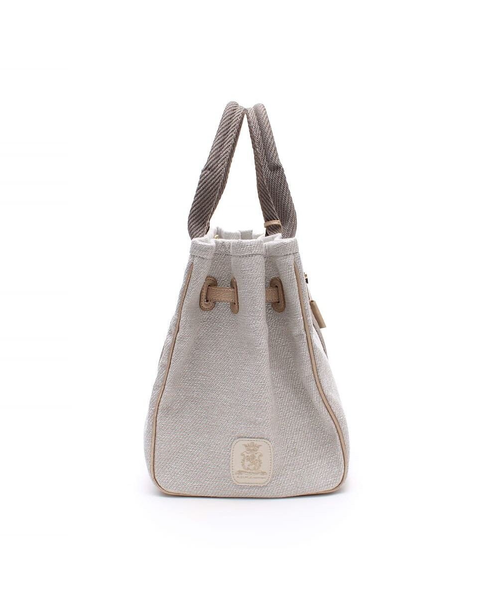 A.D.M.J. 【ファブリック】リネンラメクロス/前金具付トート32cm(Dカン＋)リネンラメクロス/前金具付トート40cm(Dカン＋) 