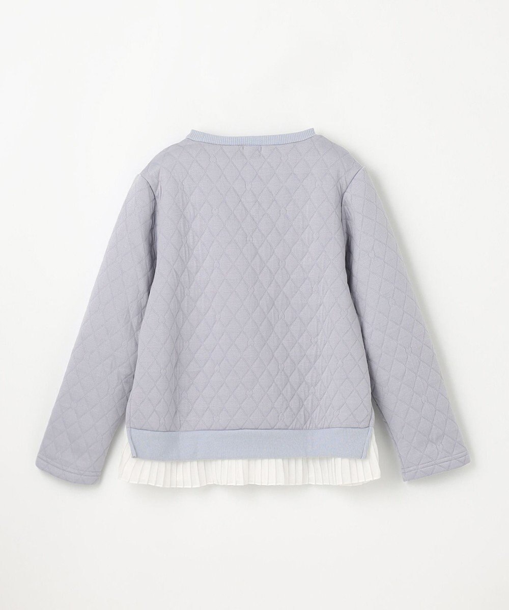 組曲 KIDS 【150-160㎝】ハートキルトジャガード トレーナー 