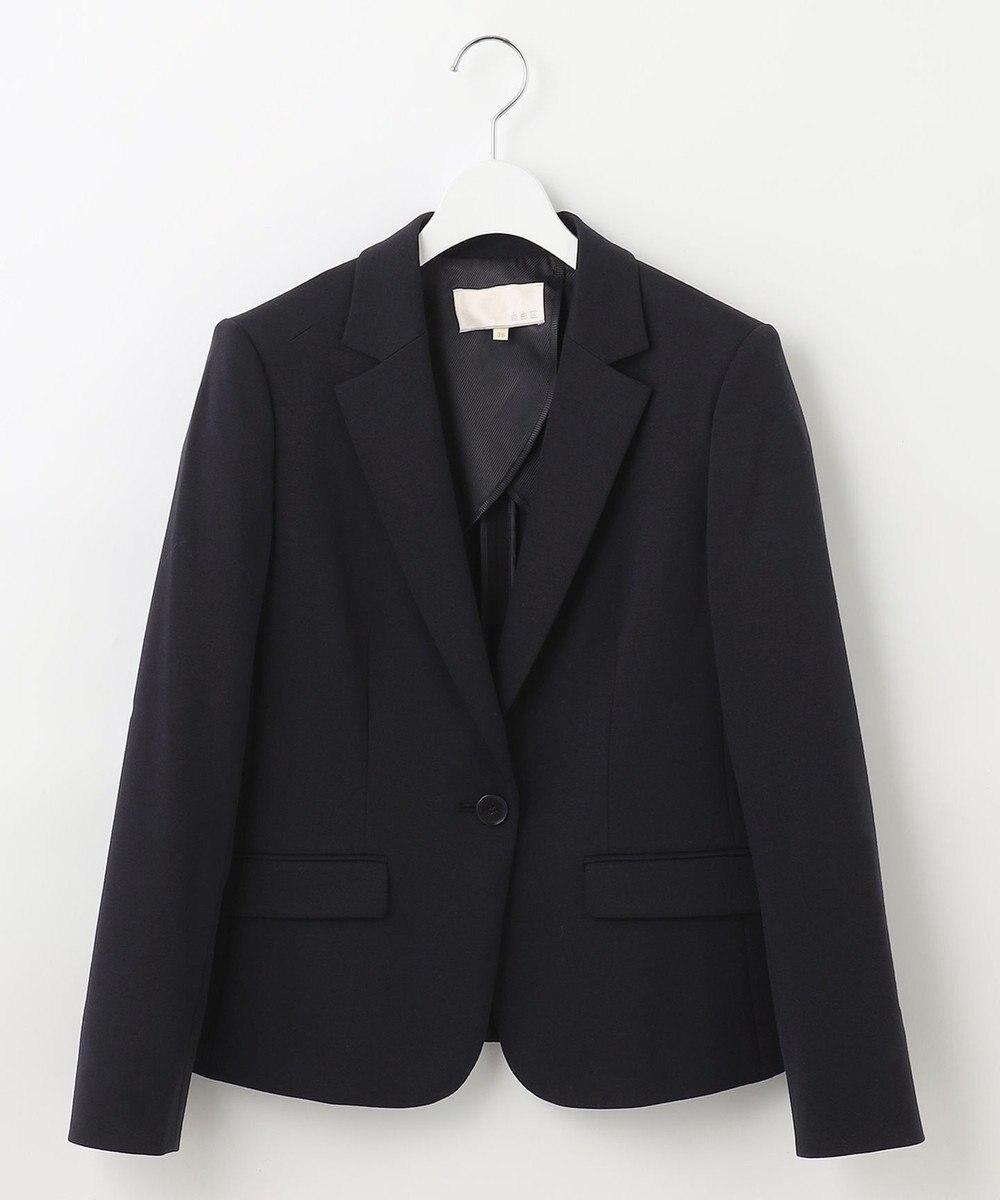 自由区 【好評につき追加生産/洗える】WASHABLEPONTE テーラードジャケット 