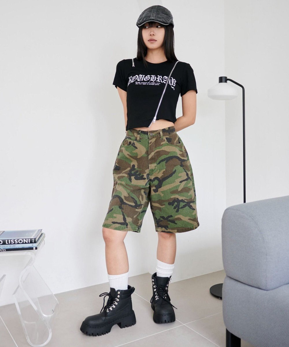 WEGO ZIPデザイングラフィックちびT 