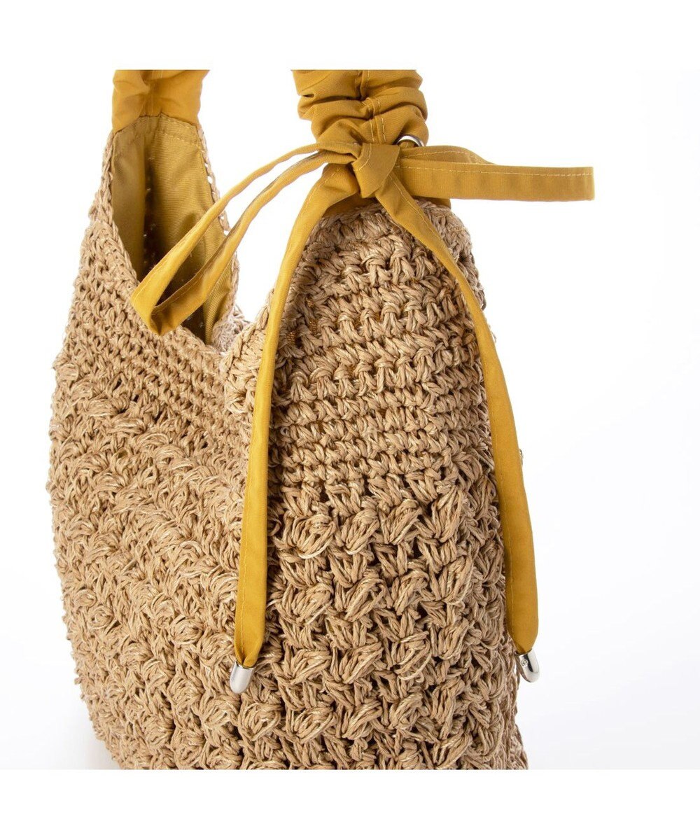 UNBILLION カシュカシュ cachecache / ドロストギャザーハンドル柄編2wayトート 