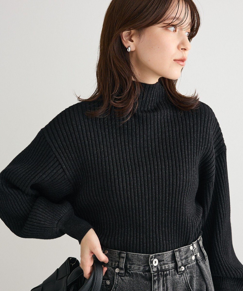 Green Parks ・ｓｗｉｎｇ　ｂｙ　ボトルネックラメニット 