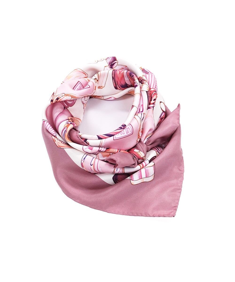 Marca ＜春の新色！＞【Marcaオリジナル】パフュームボトル  大判 シルクツイル スカーフ 