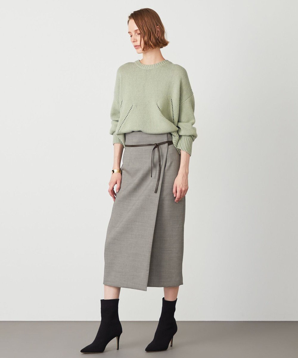 BEIGE， LIART / クルーネックニット 